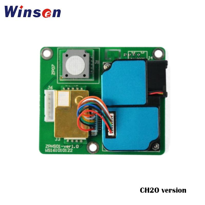 1pc Winsen ZPHS01 Multi-in-One Sensor Module CO2/PM2.5/CH2O/TVOC and Temperature & Humidity Detection UART Output Two Version
