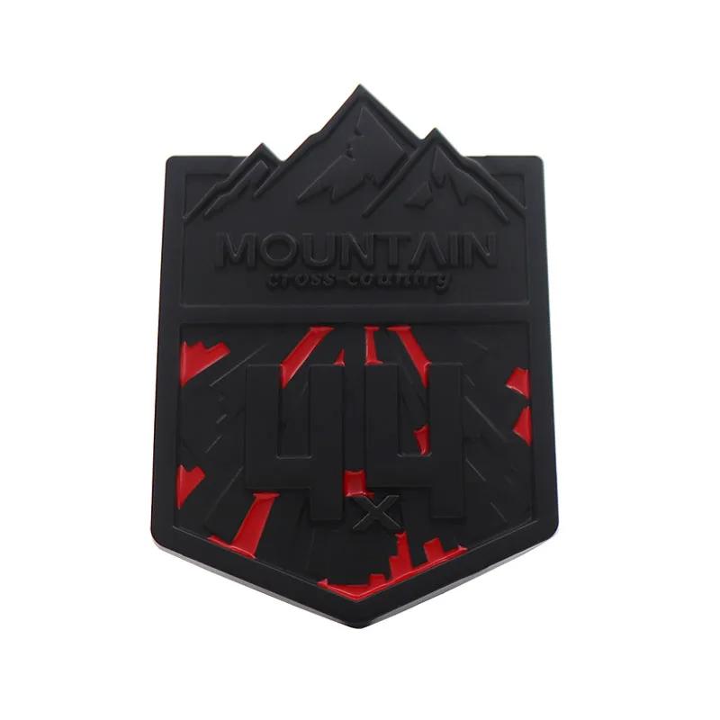 3D Car Styling 4X4 Mountain Cross Country 4WD for FJ Cruiser Car Fender Side trunk Decal Emblem Badge Sticker