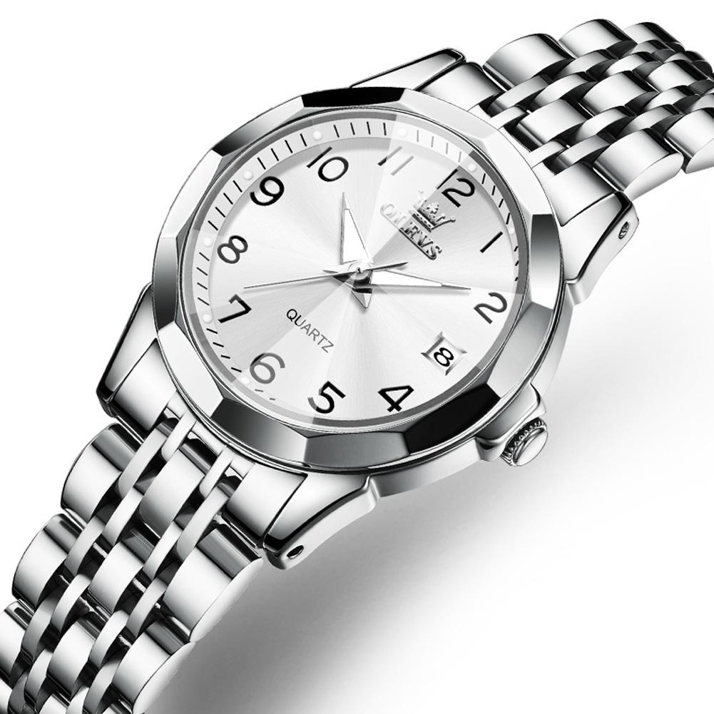 OLEVS Luxury Gold Steel Ladies Watches Fashion Casual Luminous Waterproof Quartz Women's Watches Dress Clock Reloj Mujer