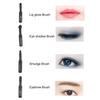 4 In 1 Telescopic Makeup Brushes Set Portable Retractable Lip Eyebrow Eyeshadow Cosmetic Brushes