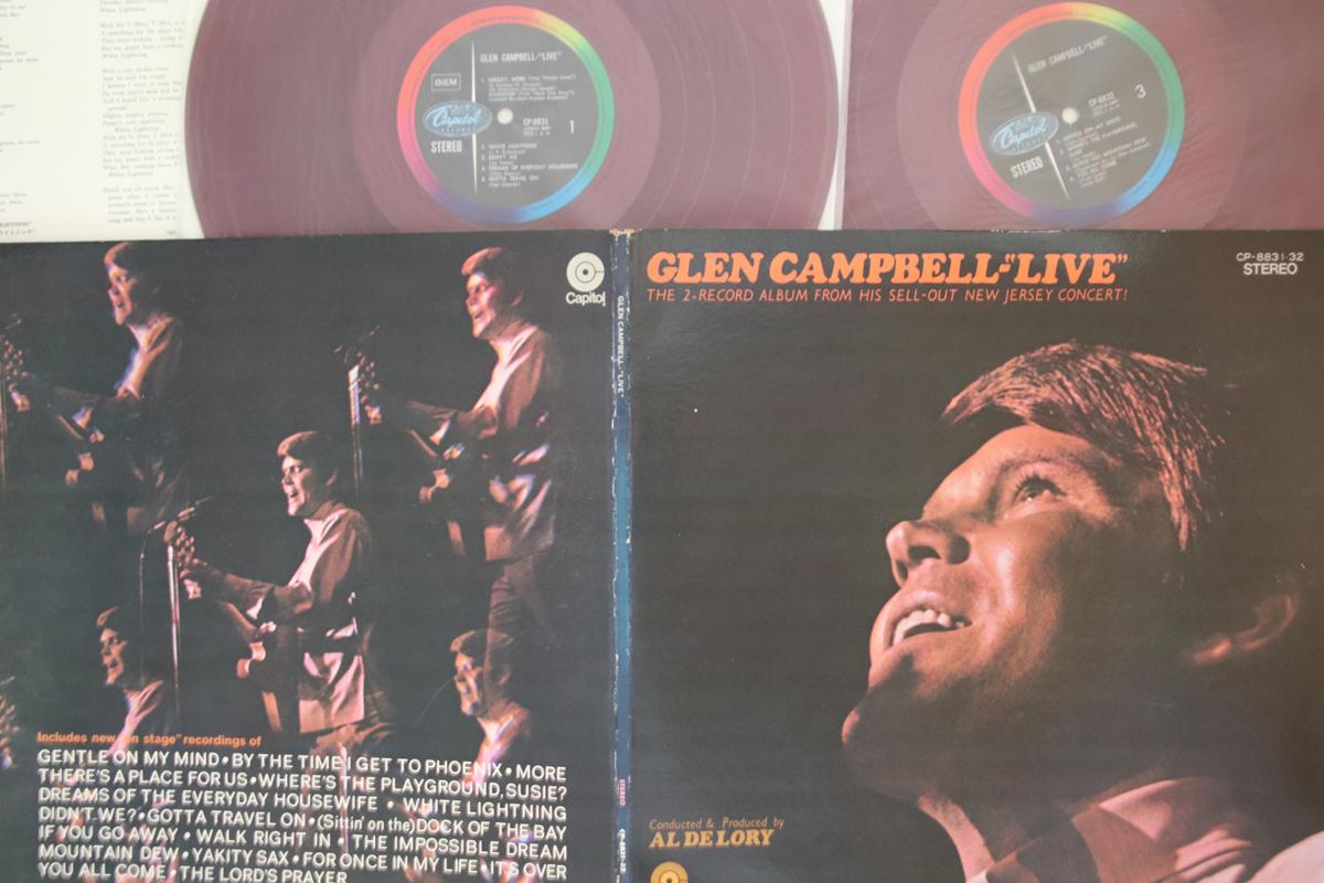 

LP Record GLEN CAMPBELL - Glen Campbell Live CP883132 CAPITOL Japan Rock Used