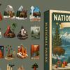 Christmas Advent Calendar 2026 National Parks Advent Calendar 2D Flat Figures Toys 24 Days Christmas Countdown Calendar