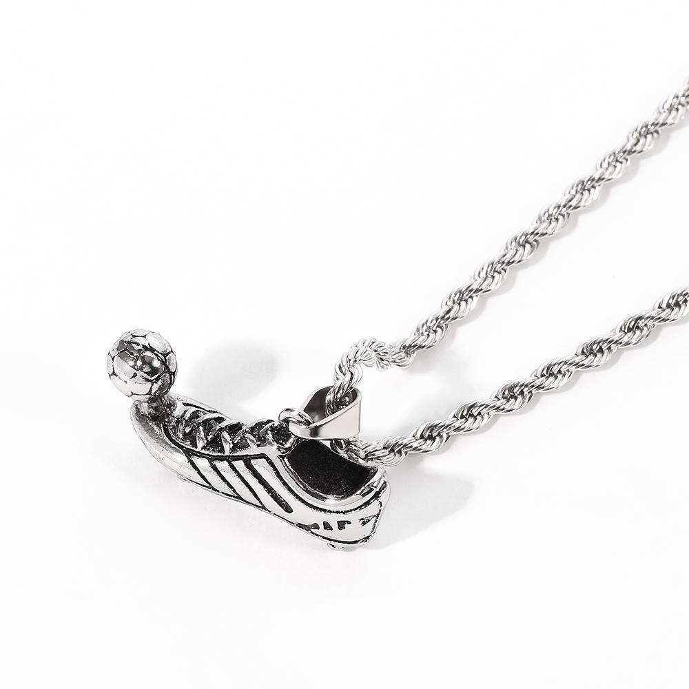 Buy Punk football shoe Pendant Necklace 