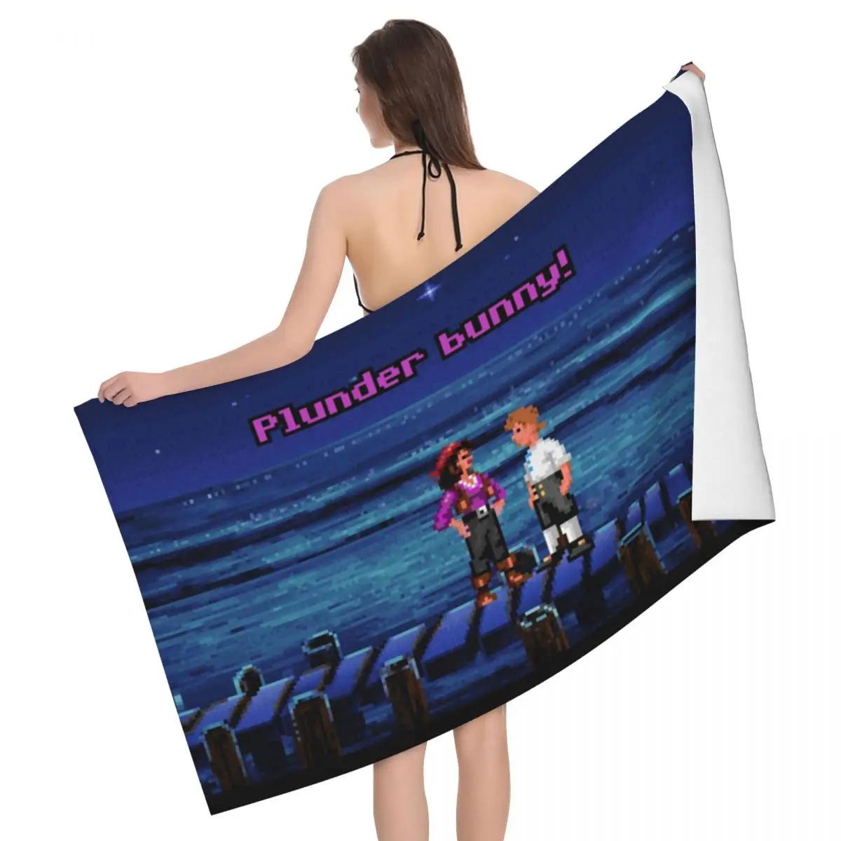 

The Secret Of Monkey Island Beach Towel Adventure Action Game Soft Linen Microfiber Pool Towels W40*H60(CM)