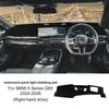 Für BMW 5er G60 2024 2025 2026 Armaturenbrettabdeckung Premium Flanellmatte Vermeiden Sie Lichtmatte Anti-UV-Hülle Teppich Sonnenschutz Anti-Rutsch
