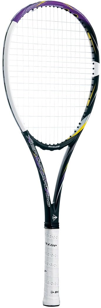 

DUNLOP Tennis Racket Soft Tennis 23ASTAR700 DS42300 (ds42300-bkpl) Black/Purple Grip Size G0