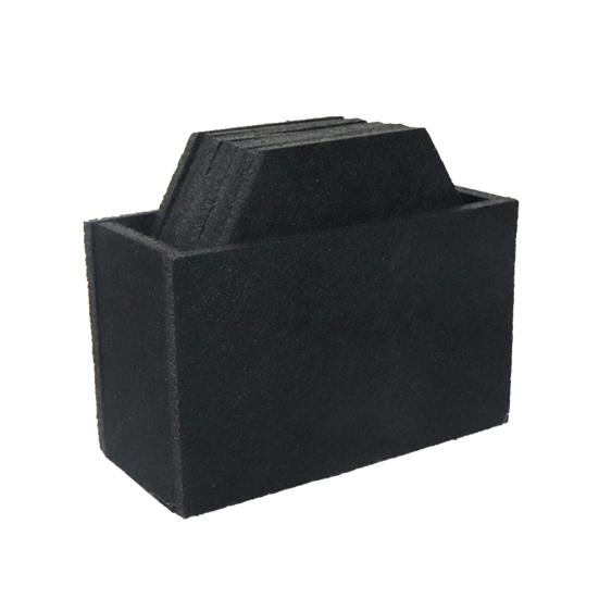 8 Stk Filtform Varme Rund Firkantet Sekskantmatte Isolert Cup Coaster Bord