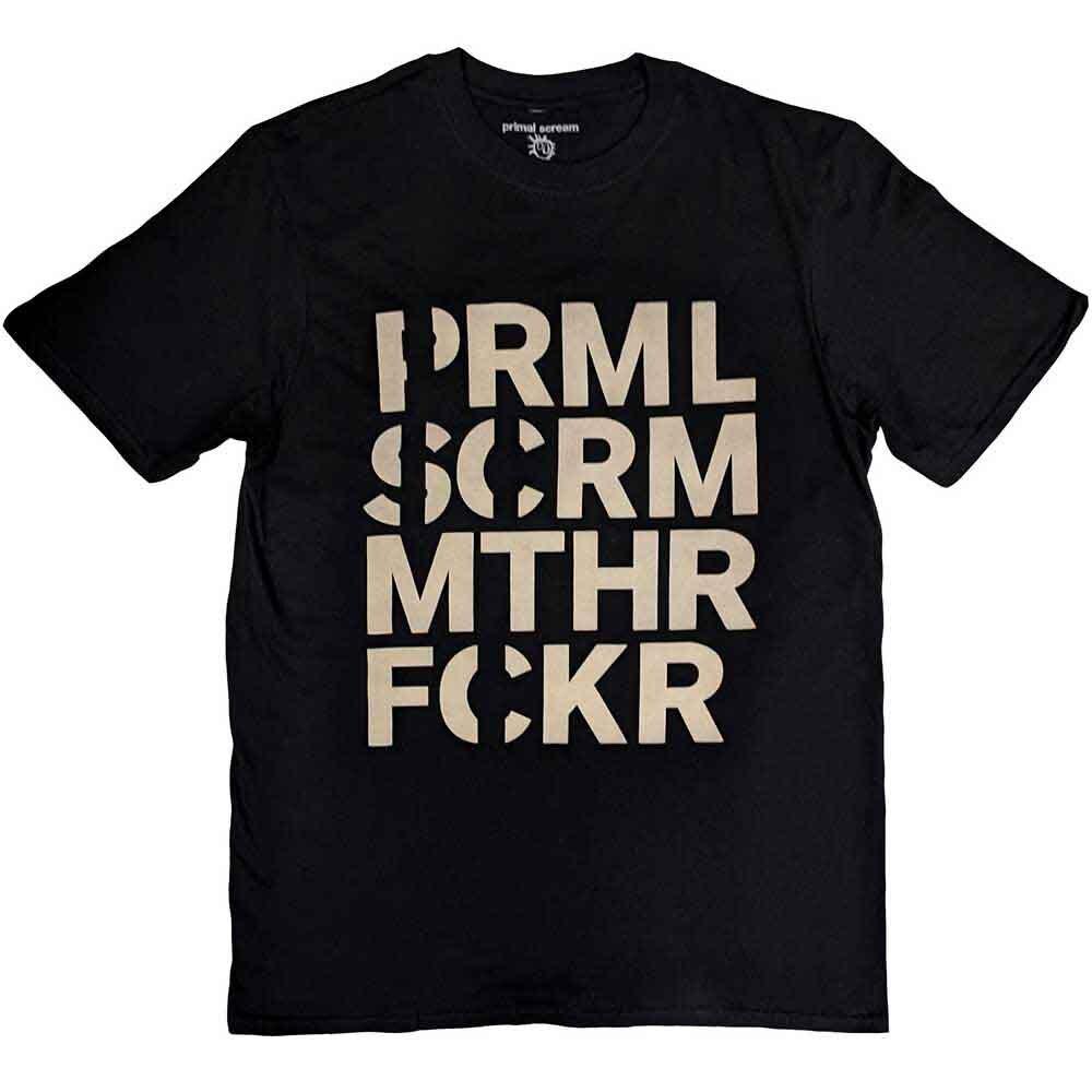 

Primal Scream Muthafucka T-Shirt Black New M