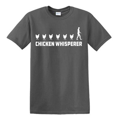 HÜHNERFLÜSTERER T-Shirt Bauer Bauernhof Neu Lustig Geburtstagsgeschenk Geschenk Top T-Shirt