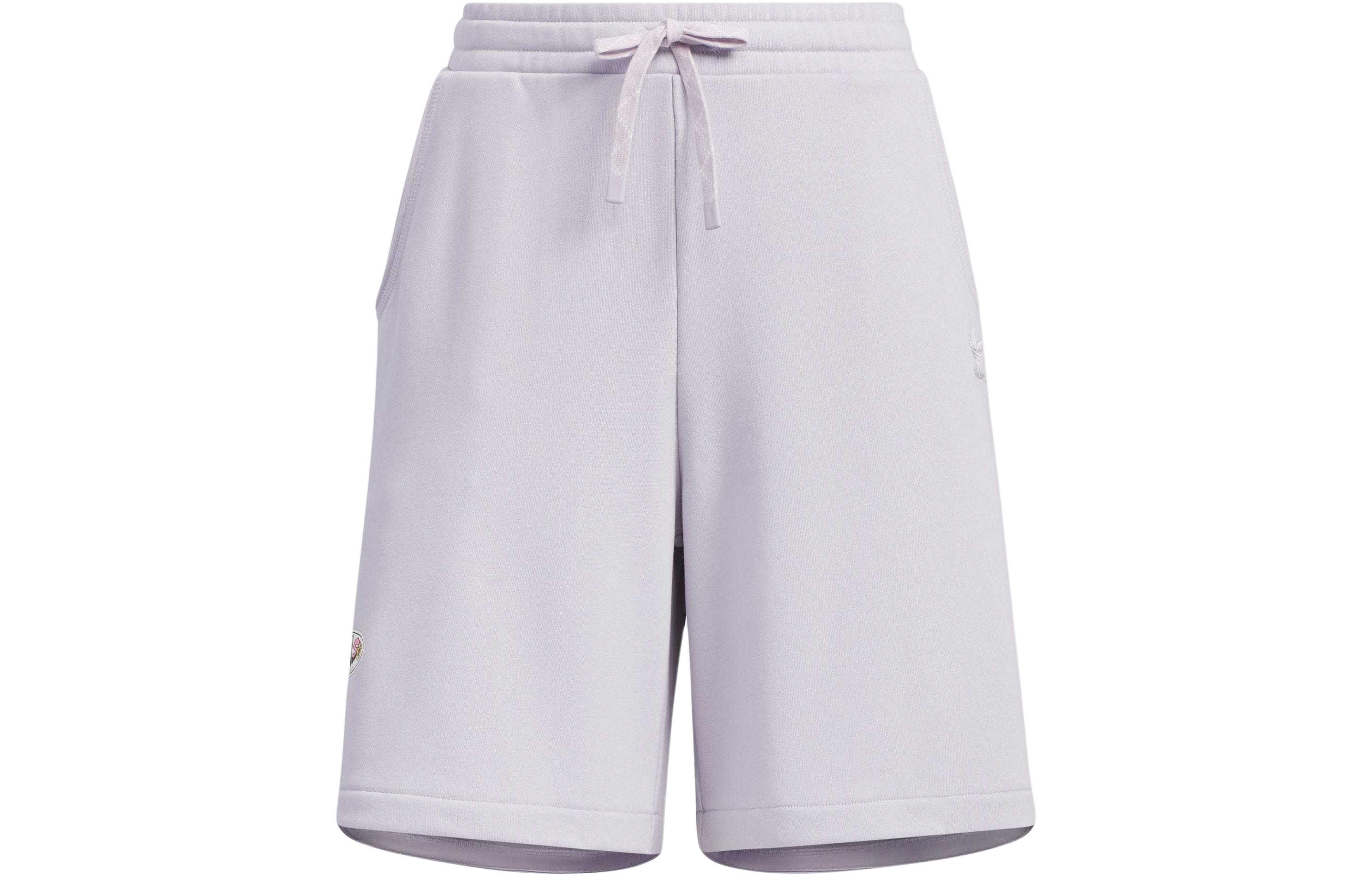 Adidas Originals HOLIDAY GRAPHIC SHORTS Casual Shorts Women s Silver IW6303 XS