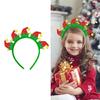 Glittering Powder Christmas Headband Festival Props Hairhoop for Family Gathering Holiday Celebration Props Headpiece