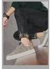2024 Men's Low-Top Casual Shoes with Spring Embroidered Design and Soft Sole