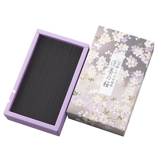 Uno Chiyo Incense, Usuzumi no Sakura (Pale Cherry Blossoms), Rose Pack, Approx. 200g, Incense, Nippo