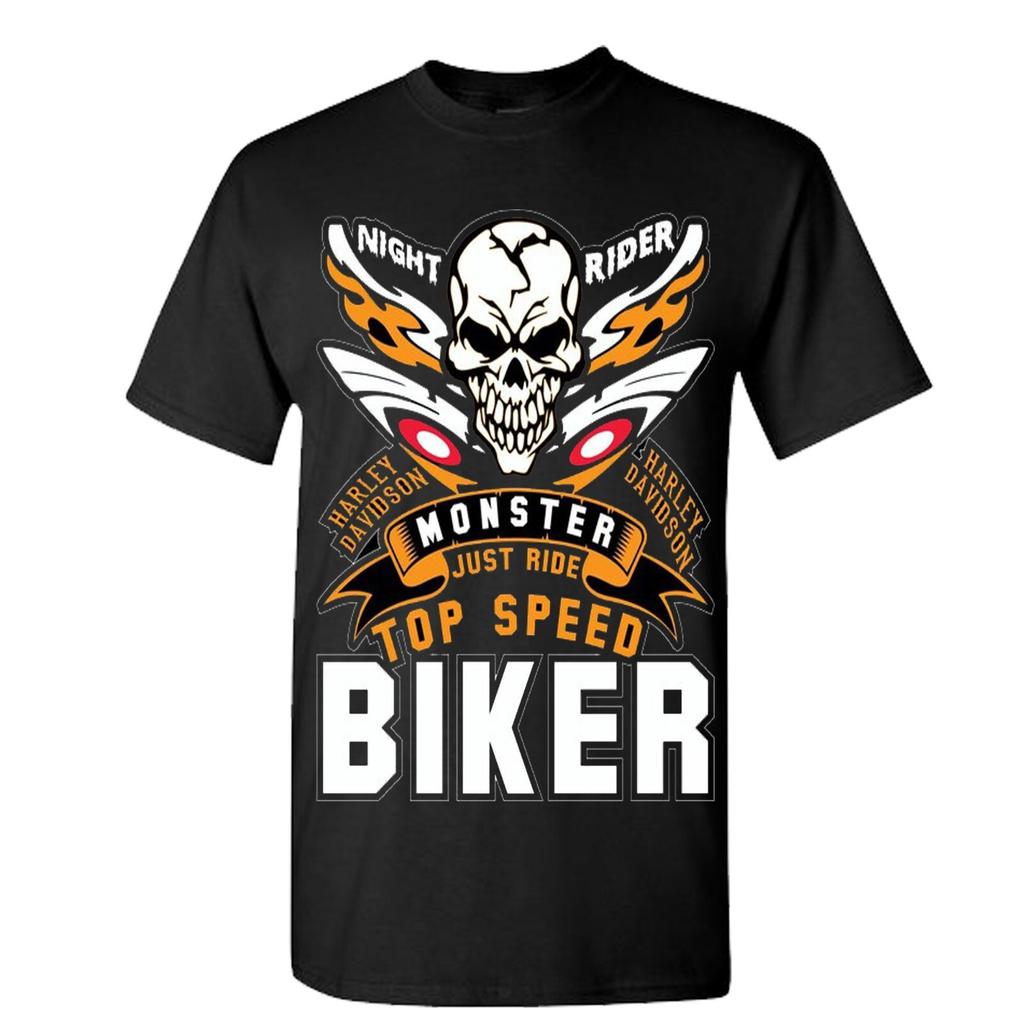 Casual Graphic Tee Unisex Biker Speed Style T-shirt Biker Racing Style T-shirt unisex dtf print T-shirt