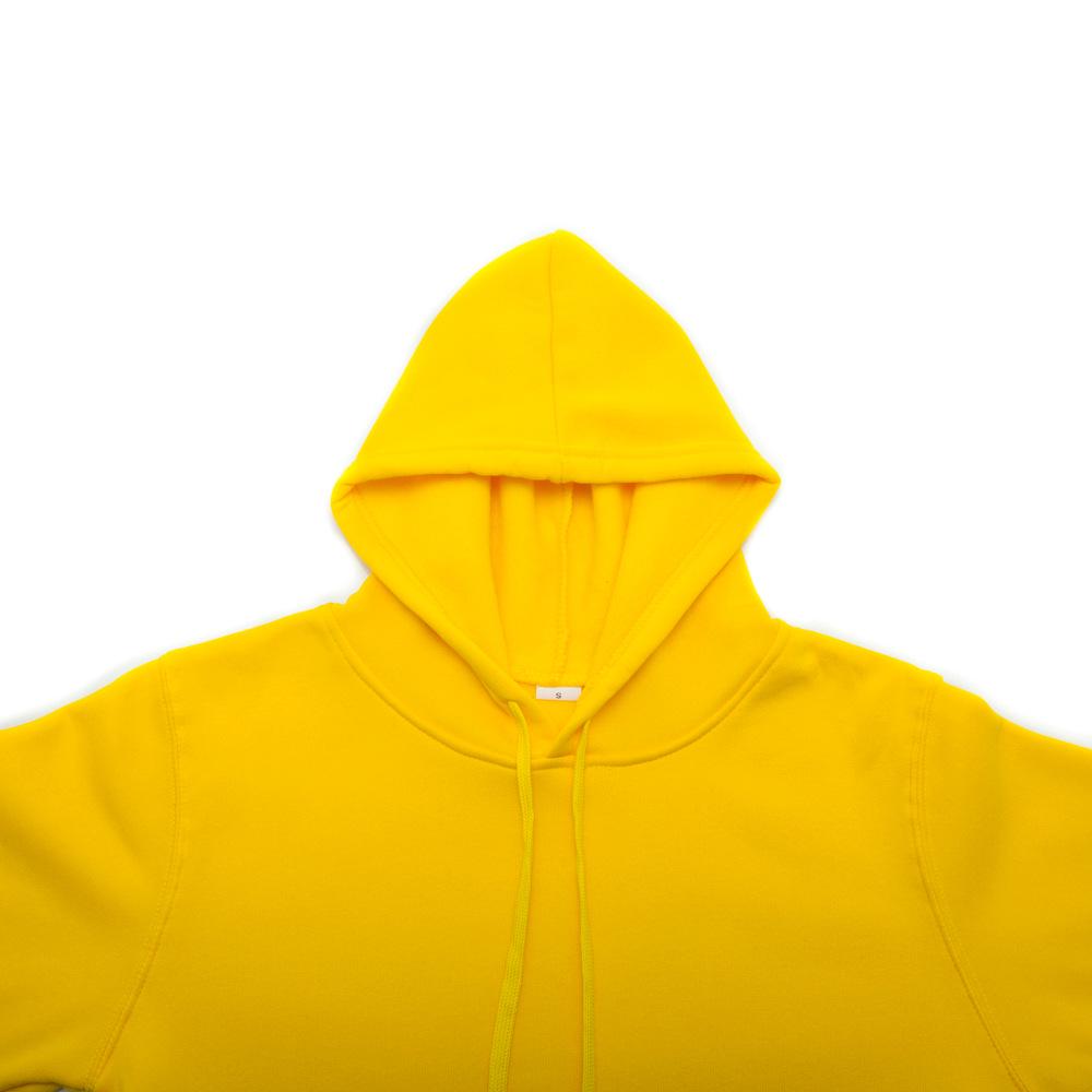 Unisex Solid Color Fleece Hoodie and Sweatpants Set