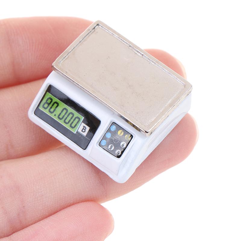 1:12 Dollhouse Miniature Electronic Scale Play Doll House Accessories Toy