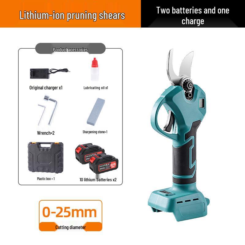 High-Power Wireless Electric Pruning Shears with LCD Display and Lithium Battery