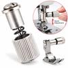Silver Flat Presser Foot Metal Sewing Machine Feet  For Domestic Sewing