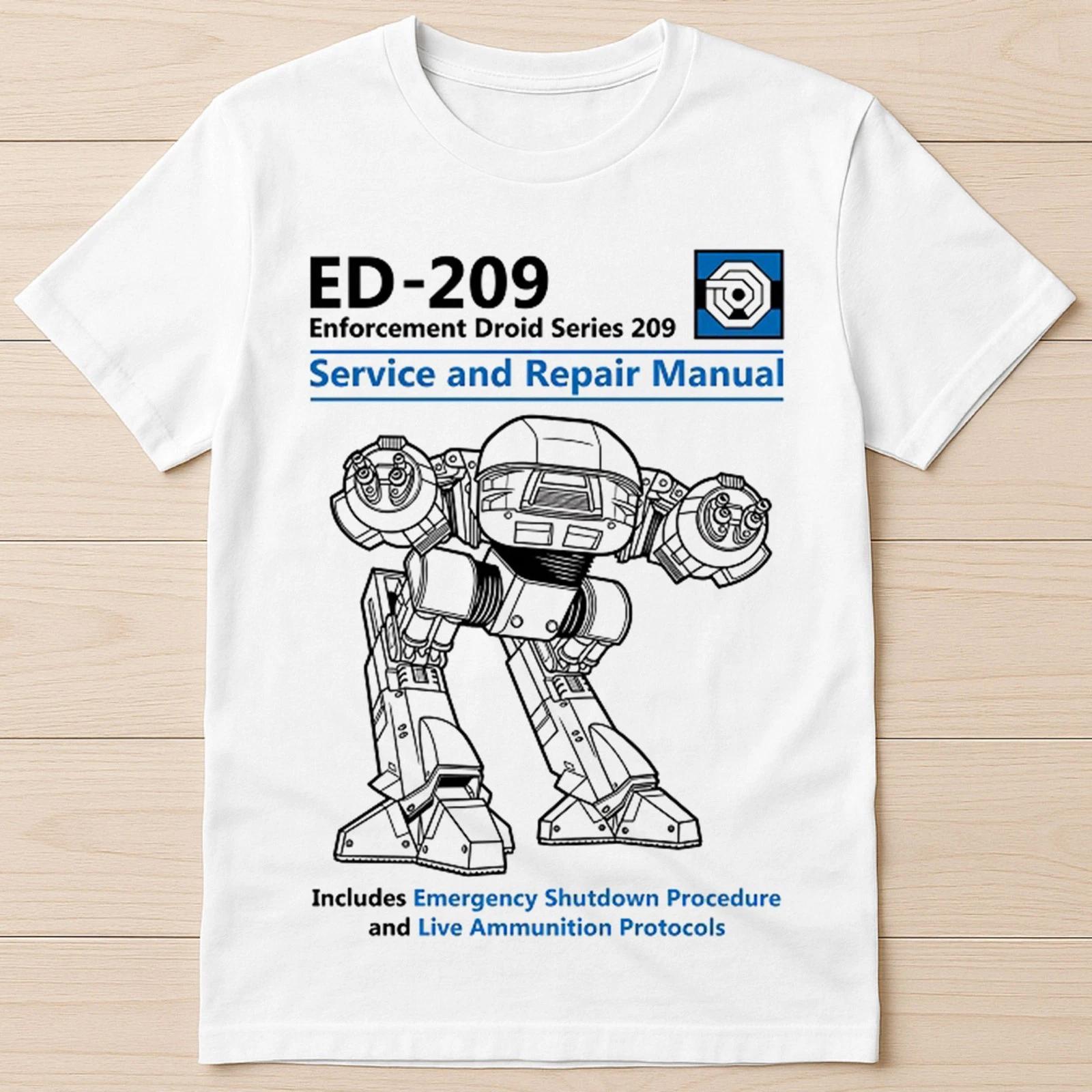

Anatomy of ED-209 Robot Service and Repair Manual Funny Gift Tee T Shirt 2931 L