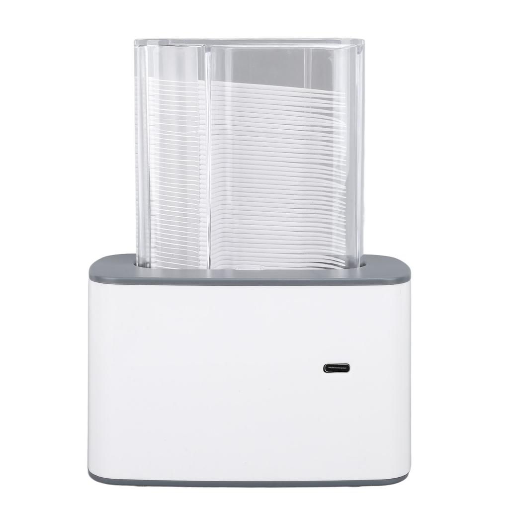 Automatic Floss Pick Dispenser Infrared Sensing Auto Electric Dispensing Floss Holder with 100 Flossers