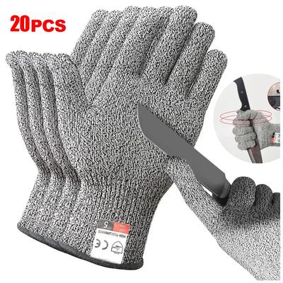 HPPE Level 5 Safety Anti Cut Gloves High-strength Industry Kitchen Gardening Anti-Scratch Anti-cut Glass Cutting Multi-Purpose