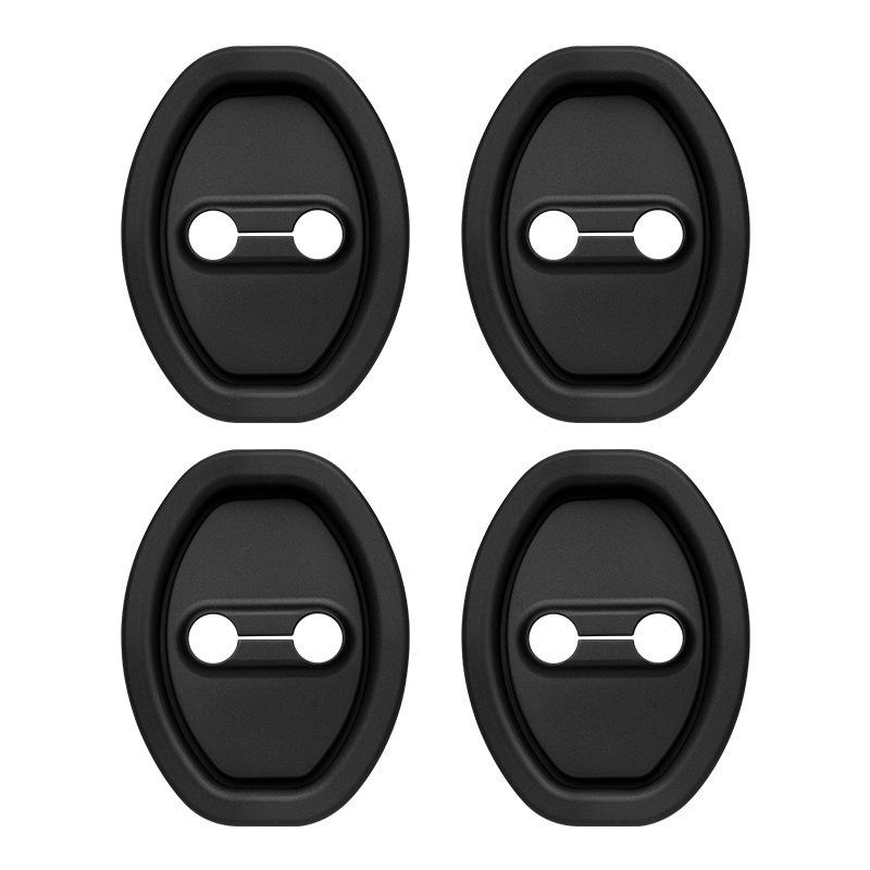 Universal Silicone Car Door Lock Cover - Anti-rust, Silent, Interior Accessory
