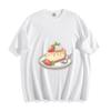 Strawberry Cheesecake Heaven T-Shirt Mens Womens Tees Top - Creamy Dessert Delight Unisex Tee