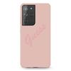 Hülle für Samsung Galaxy S21 Ultra Guess Hardcase Script Rosa