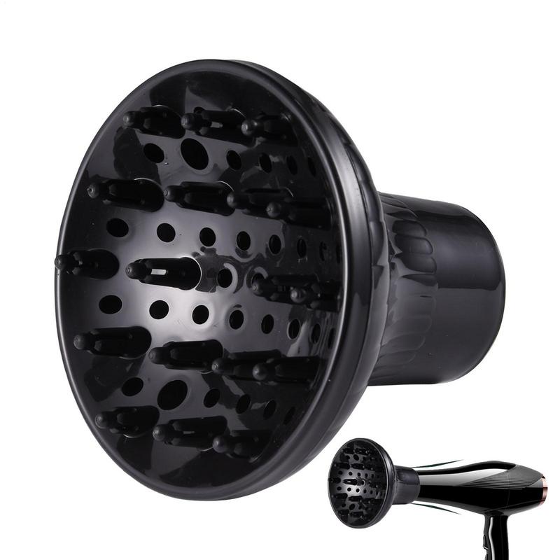 Black Hairdryer Diffuser Cover Universal Dispersing Drying Hair Dryer Diffuser Drying Blower Durable Hair Dryer Cover Salon