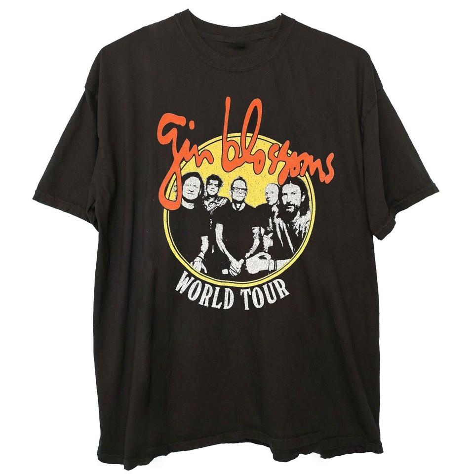 Gin Blossoms Black World Tour T-Shirt Unisex All Size S-2345XL MC950 Unisex T-Shirt L
