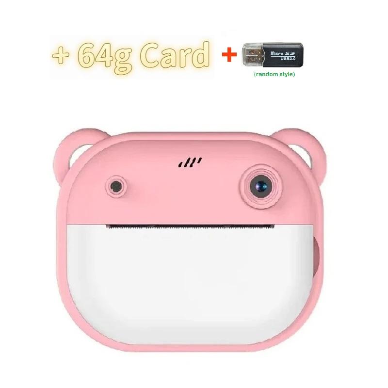 Polaroid Infantil Pode Tirar Fotos e Imprimir Mini Câmeras Digitais, Impressão Infantil Pequenas DSLRs