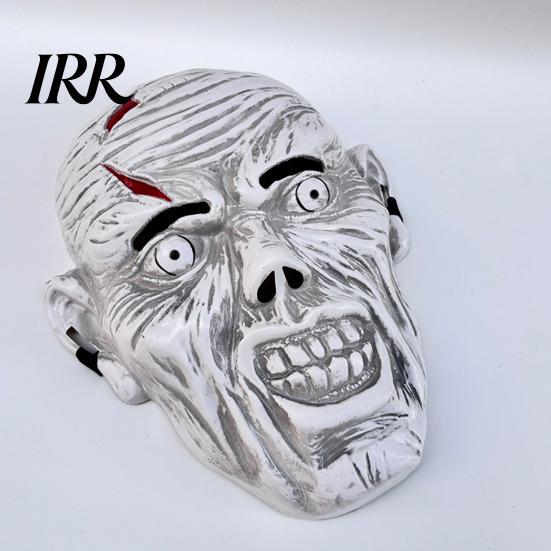Detailed Retro Zombie Mask Horror Halloween Mask, Realistic Full Face Breathable Eye & Nose Vents, Wrinkled Adjustable Strap for Adults, Scary Costume
