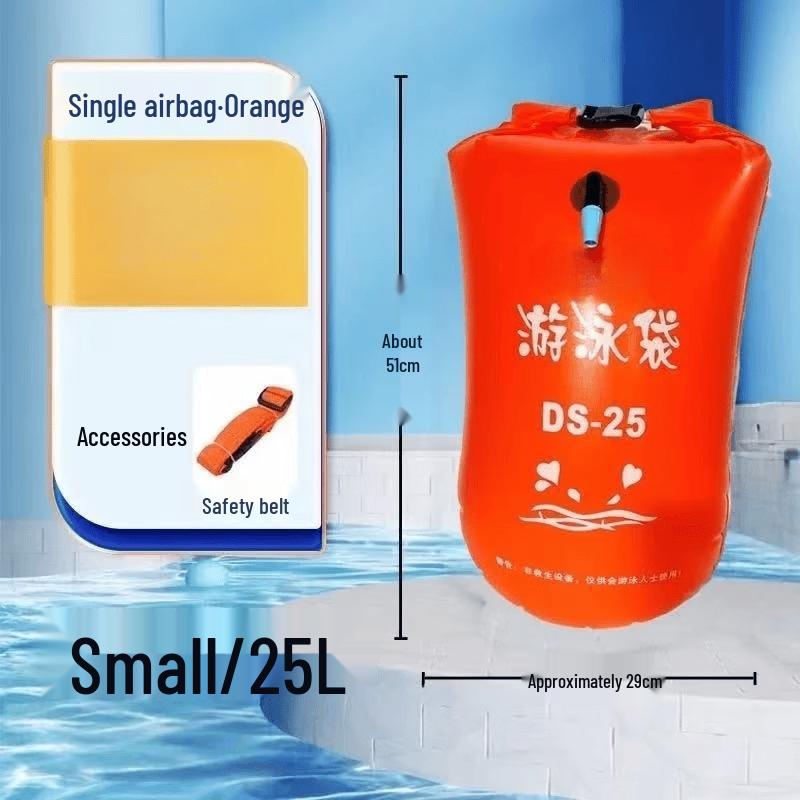 Inflatable Swim Buoy with Dry Bag