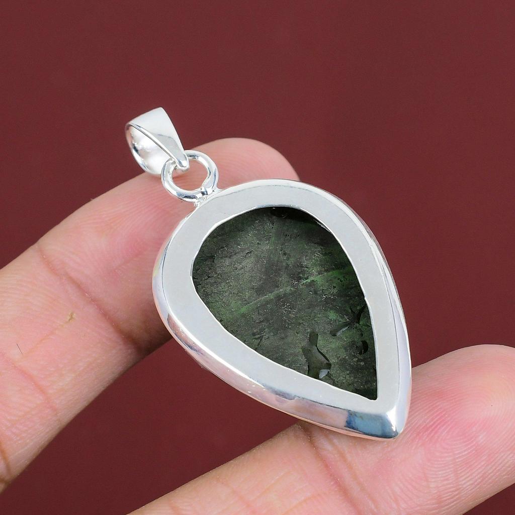 Pyrite Pendant Natural Gemstone Pendant Handmade Jewelry 925 Sterling Silver Pendant Birthstone Pendant Unique Style Jewelry Gifts For Women