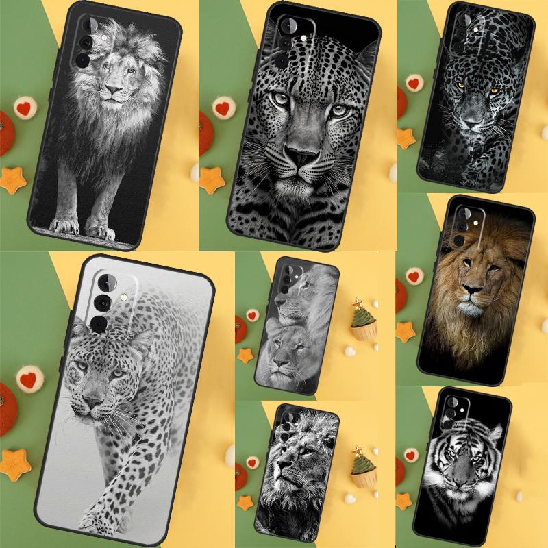 Leopard Tiger Lion Animal Case For Samsung Galaxy A54 A34 A14 A15 A35 A55 A52 A32 A12 A51 A71 A13 A23 A33 A53 Cover