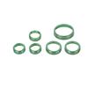 6X Air Condition/Headlight/Radio Switch Knob Trim Ring Green for Ford Bronco