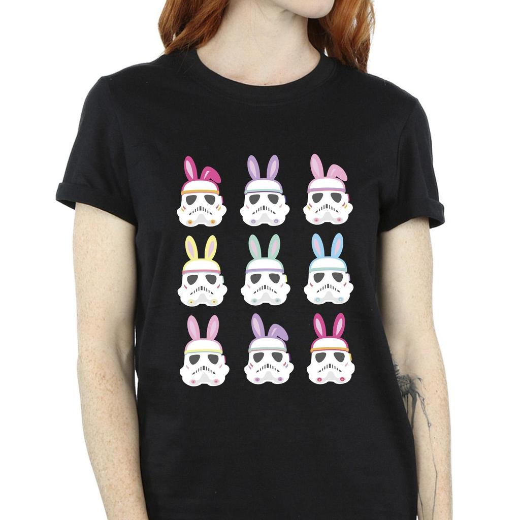 Star Wars Womens/Ladies Stormtrooper Easter Bunnies Cotton Boyfriend T-Shirt