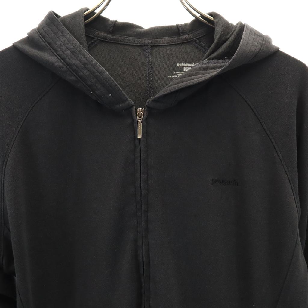 Patagonia Long Sleeve Zip Hoodie M Black Outdoor 53650FA11 Men's Used