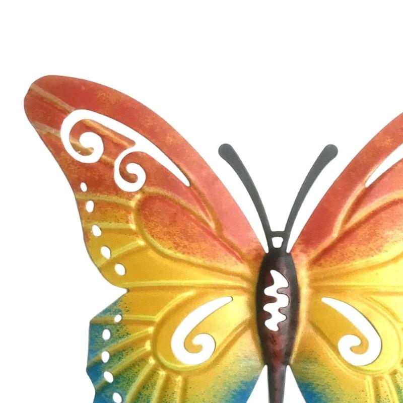 Unique Butterfly Wall Art Sculpture Butterfly Wall Ornamentation Butterfly Status for Bedroom Cabinet Porch Lawn Fence