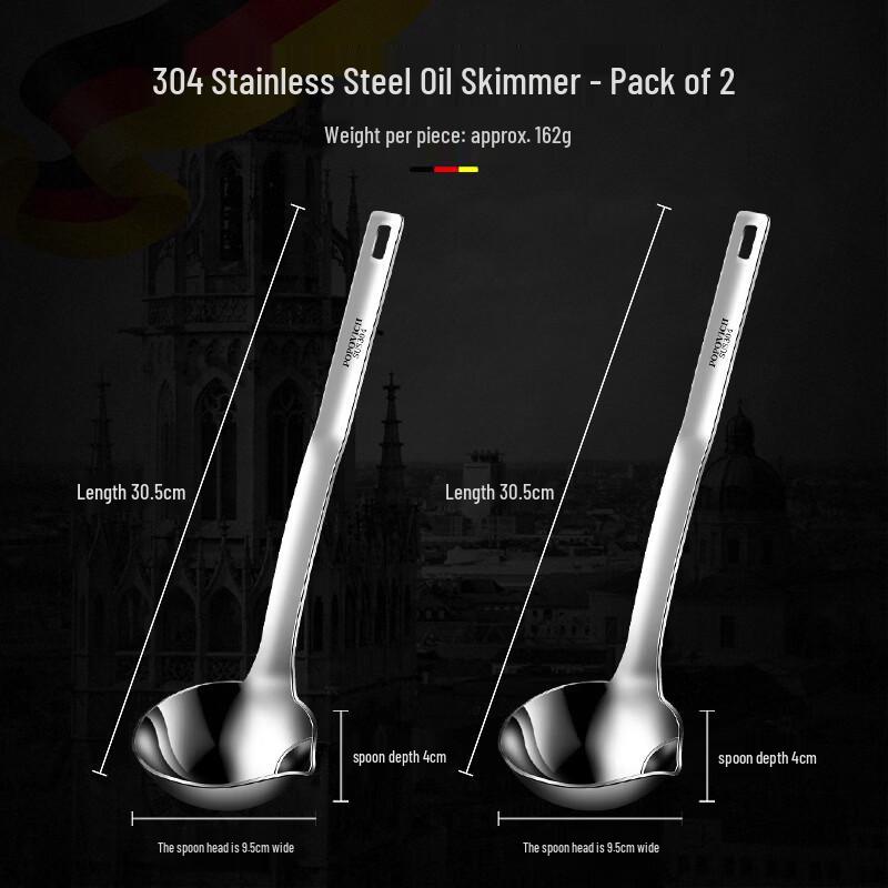ZISIZ 304 Stainless Steel Oil Separator Ladle Set