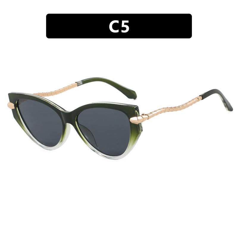 JYL Classic Cat Eye Sunglasses UV400 Metal Unisex Retro Trendy / 160