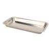 Stainless Steel Surgical Dental Tray Rectangular Metal Cosmetic Storage Tray for Nail Art Equipment