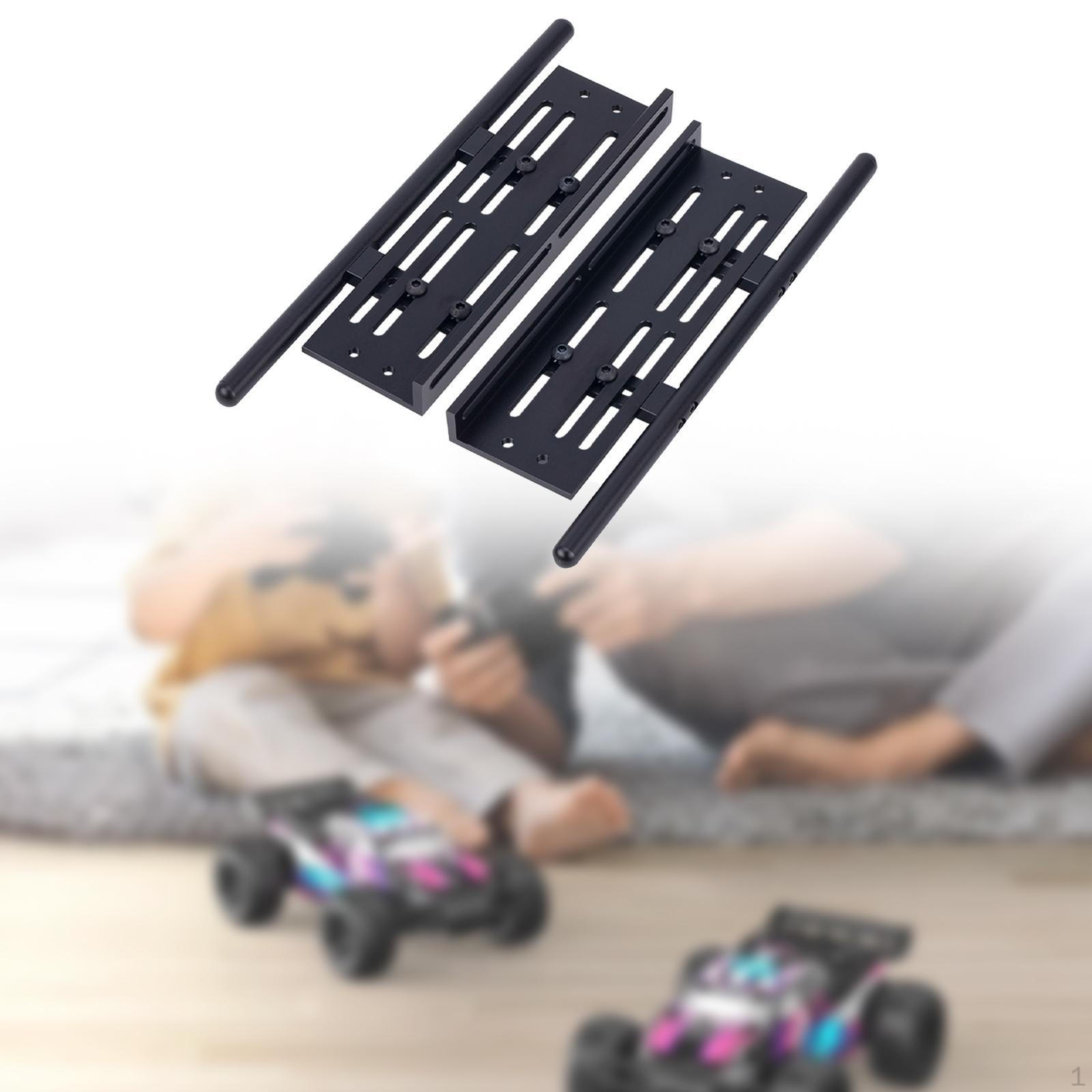 

Бічна підніжка автомобіля з алюмінієвого сплаву. Професійні підножки. Деталі моделі автомобіля для DIY black