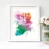 pirational Wall Art Motivational Art Prints and Quotes and Sayings Poster Girls Teens Bedroom Decor Sayings Positive Phrase Party Gift for Girls Kids