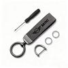 Car Hot Stamping Badge Keychain Zinc Alloy Keyring Accessories For MINI WORKS P One Cooper JCW R60 R59 R58 R57 R56 R55 R53 R52 F55