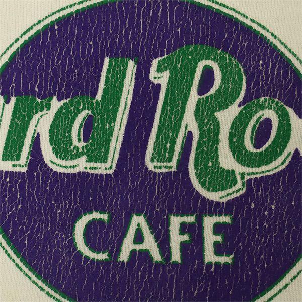 DELTA USA made Hard Rock Cafe Hard Rock Cafe Print Long sleeve sweat trainer Men's Used