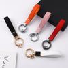 Women's Luxury Metal Leather Keychain Holder Men's Gadgets Couple Auto Keyring Accessories High Quality Car Key Holder