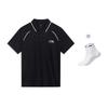 Li Ning Sports Life Collection Polo Shirt Men's Black YPLU043-2