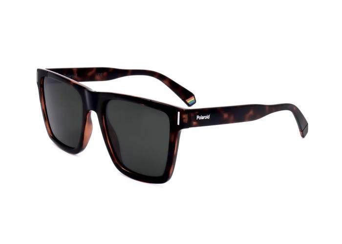 Lunettes de soleil - POLAROID - PLD 6176-S - Havane foncé - Verres verts polarisés - Homme