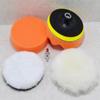 6-Piece Car Polishing and Waxing Kit with Sponge Discs and Wool Ball